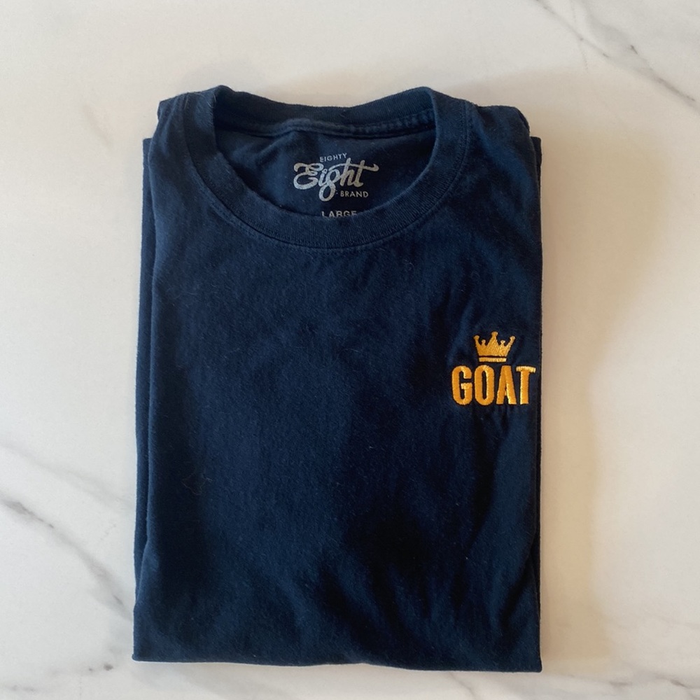 Goat | Greatest of All Time! Short Sleeve T-shirt | Size Large
